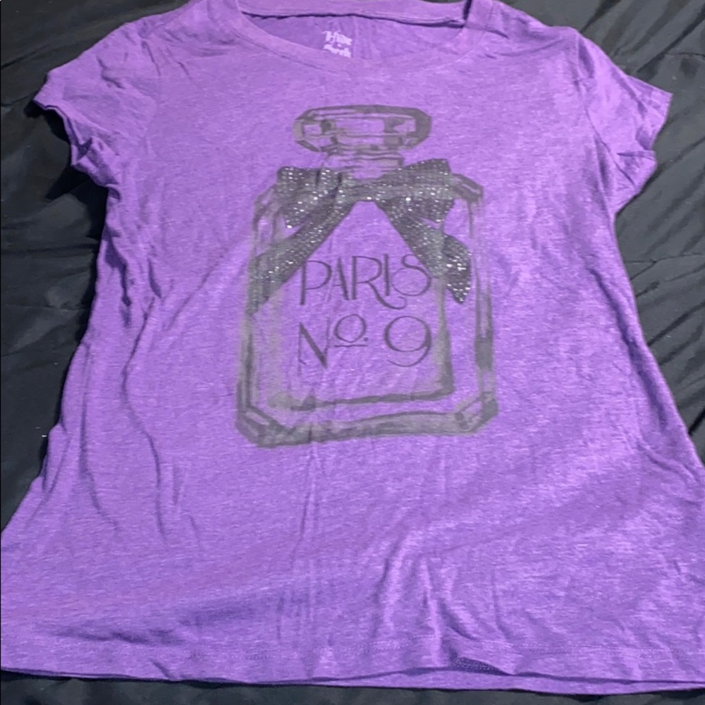 Paris No 9 Purple Graphic Tee